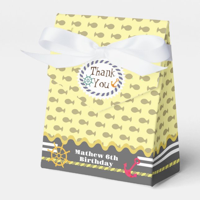 Ballotins Fun Fishers Jaune Ballotin (Verso)