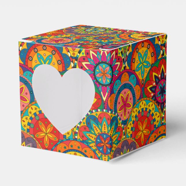 Ballotins Funky Retro couleur Motif Mandala (Verso)