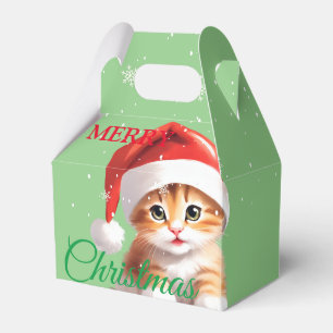 Ballotins Funny animaux Safari Chat Père Noël Costume de Noë