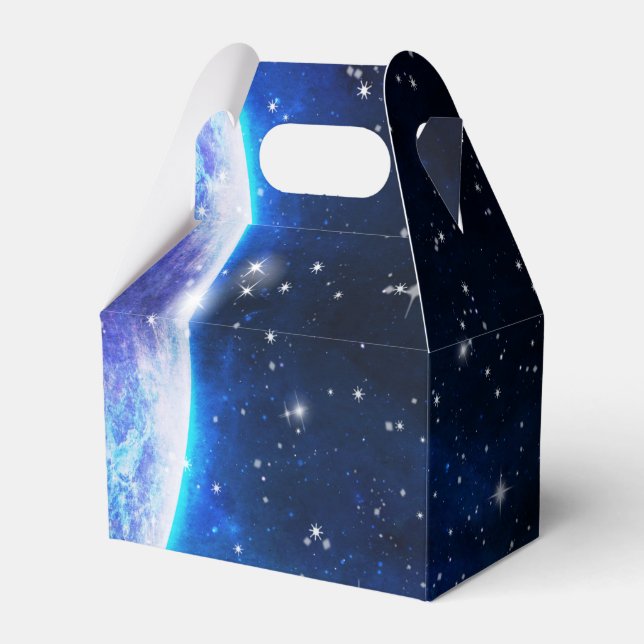Ballotins Galaxie, Univers, Étoiles, Motif cadeau spatial (Verso)