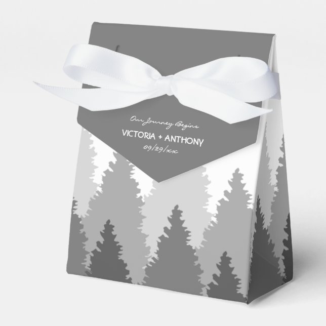 Ballotins Gamme de forêts grises Mariage de bois (Verso)