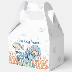Ballotins Garçon Sous Le Baby shower De Mer