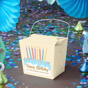Ballotins Gâteau d'anniversaire personnalisé Faveur de fête