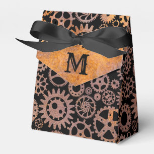 Ballotins Gears Rusty Steampunk Monogramme personnalisé