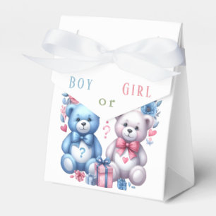 Ballotins Genre révéler baby shower Teddy Ours bleu rose 4 -