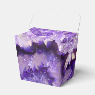 Ballotins Géode d'agate violet tombé