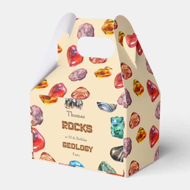 Ballotins Géologie fête d'anniversaire roche gemstone (Verso)