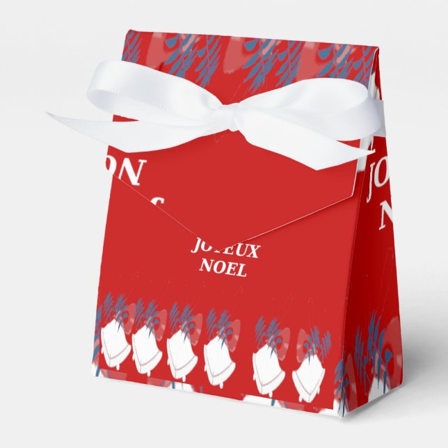 Ballotins Geschenk Fröhliche Glocken Weihnachten R Geschenkschachtel (Vorderseite)