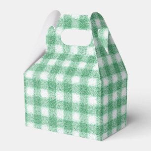 Ballotins Gingham vert menthe