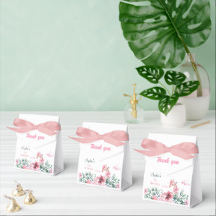 Ballotins Giraffe Aquarelle rose Ballotin Floral