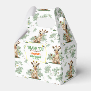Ballotins Giraffe Bird Safari Baby shower neutre