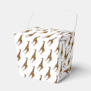 Ballotins Giraffe Brown et jaune Silhouette