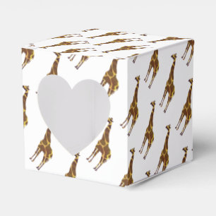 Ballotins Giraffe Brown et jaune Silhouette