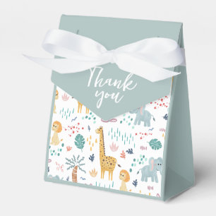 Ballotins Giraffe et Elephant Boy Safari Baby shower