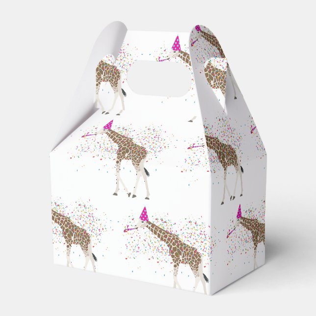 Ballotins Giraffe Fête Safari Animaux ayant une fête (Verso)