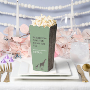 Ballotins Giraffe Safari d'argile, Mariage rustique