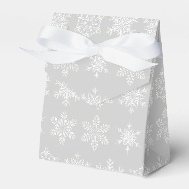 Ballotins Gîtes favoris Boîte de traitement-Snowflakes (Verso)