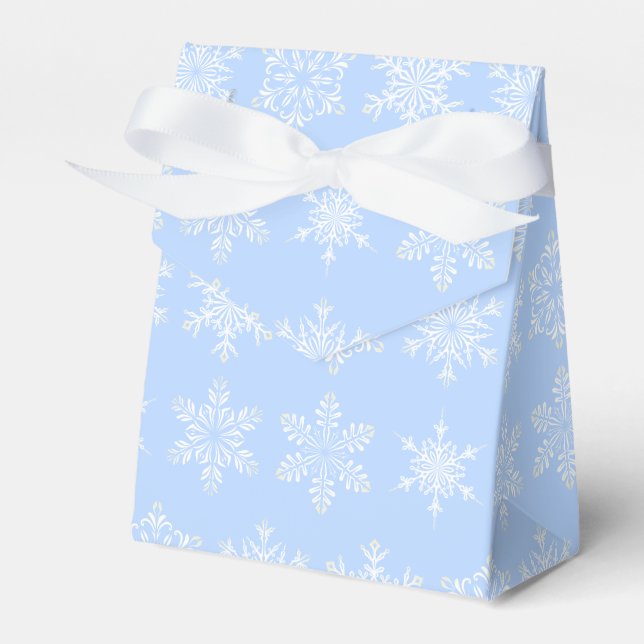 Ballotins Gîtes favoris Boîte de traitement-Snowflakes (Verso)