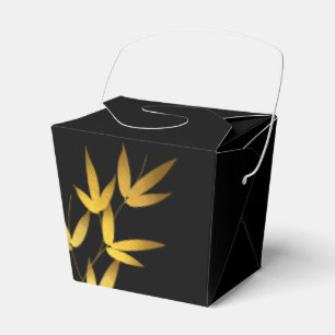 Ballotins Glam Bamboo Feuille Gold Foil   or noir