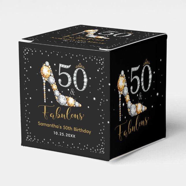 Ballotins Glam Diamonds Cinquante et fabuleux 50e anniversai (Verso)