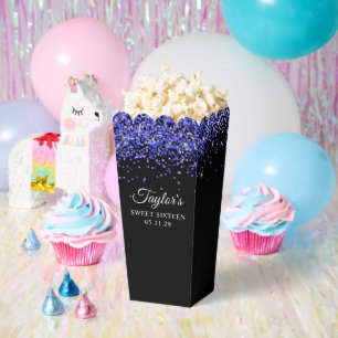 Ballotins Glitter Bleu Royal Black Sweet Seize Ans