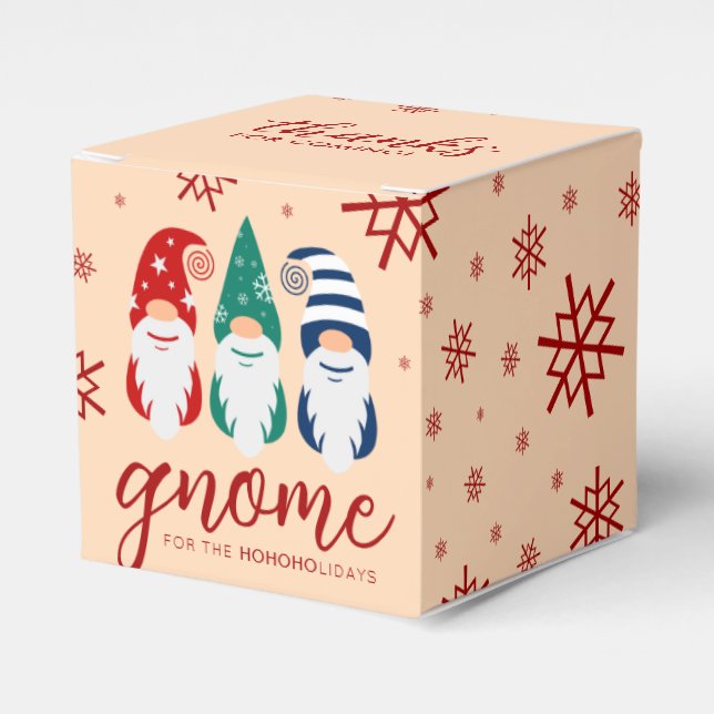 Ballotins Gnome de Noël Hygge pour les fêtes de neige (Verso)