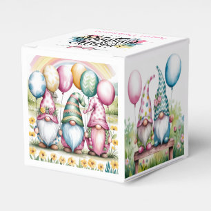 Ballotins Gnomes de Pâques en Aquarelle Fête d'anniversaire