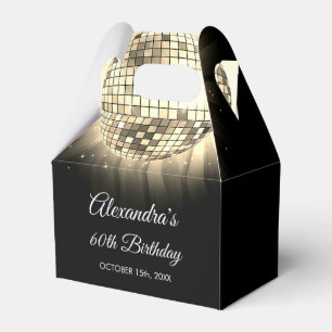 Ballotins Gold 60th Birthday Party 70's Disco Ball