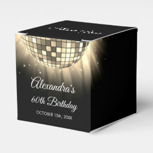 Ballotins Gold 60th Birthday Party 70's Disco Ball