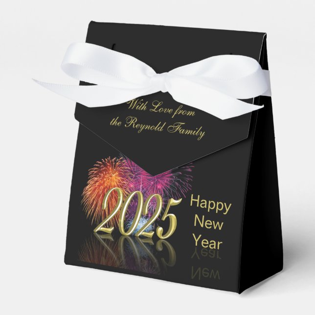 Ballotins Gold Bonne année 2025 Fireworks (Verso)