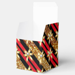 Ballotins Gold Gold et Black Faux Parties scintillant Gold D
