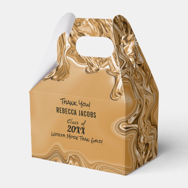 Ballotins Gold Liquid Metal Graduation Party (Verso)