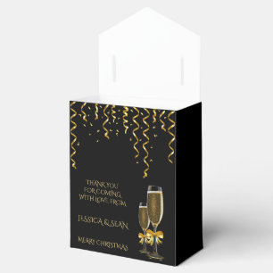 Ballotins Gold Streamers & Champagne Christmas
