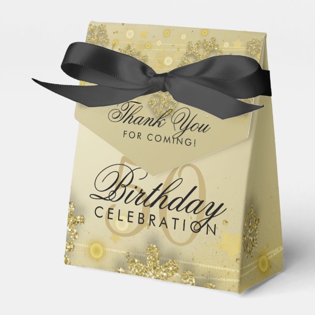 Ballotins Gold Winter 50e anniversaire Merci (Verso)