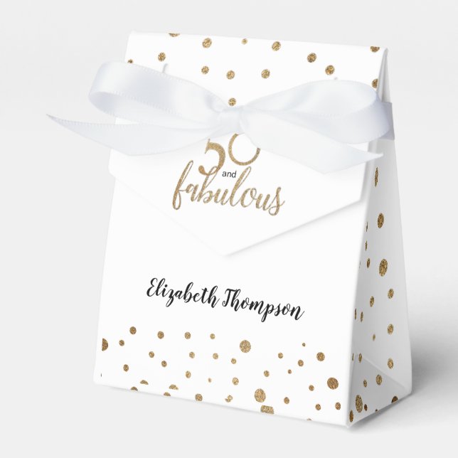 Ballotins Golden 50 et fabuleux Fête d'anniversaire personna (Verso)