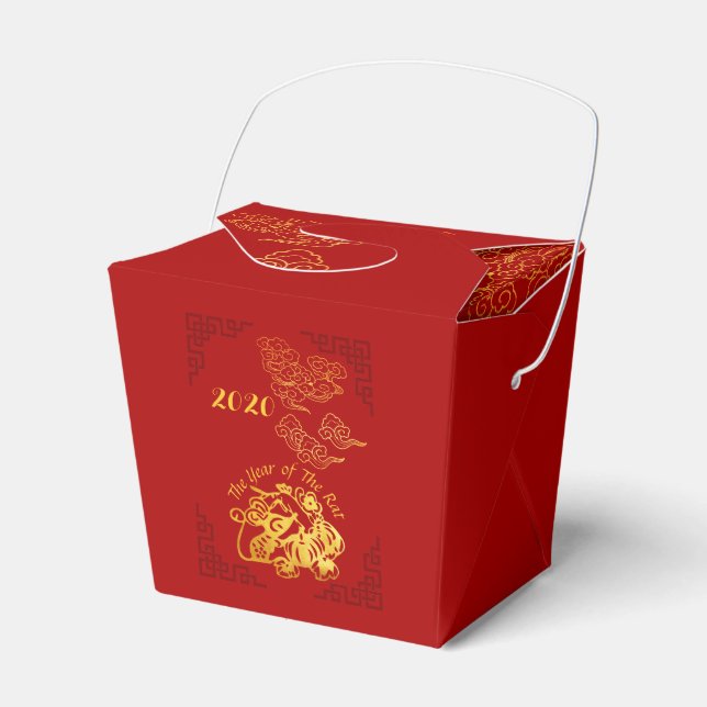 Ballotins Golden Chinese Paper-cut Rat Year 2020 TOFB (Verso)