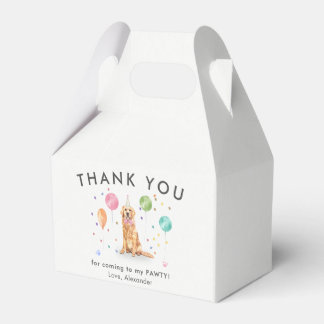 Ballotins Golden Retriev Pawty Chien chiot Anniversaire Merc