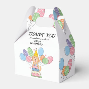 Ballotins Goldendoodle Chien Anniversaire Merci Ballotin