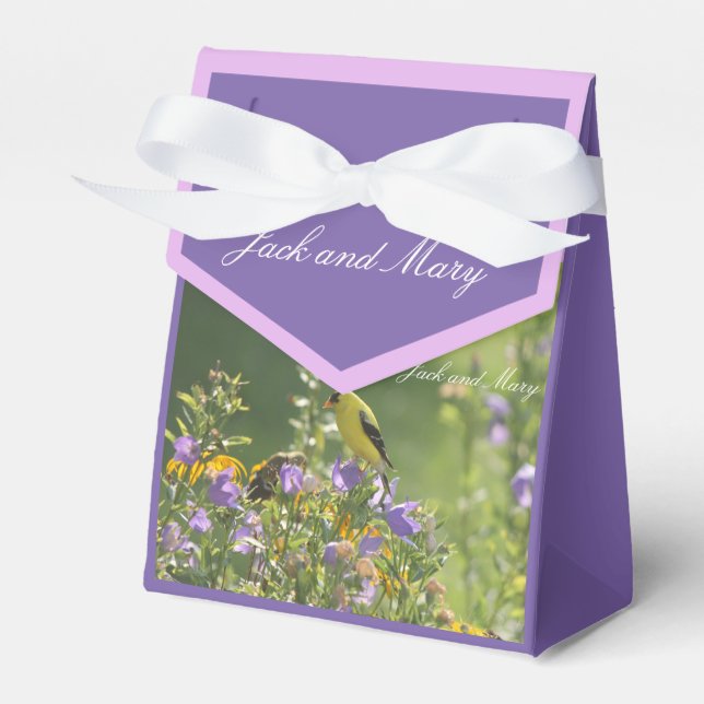 Ballotins Goldfinch Spring Garden Wedding (Verso)