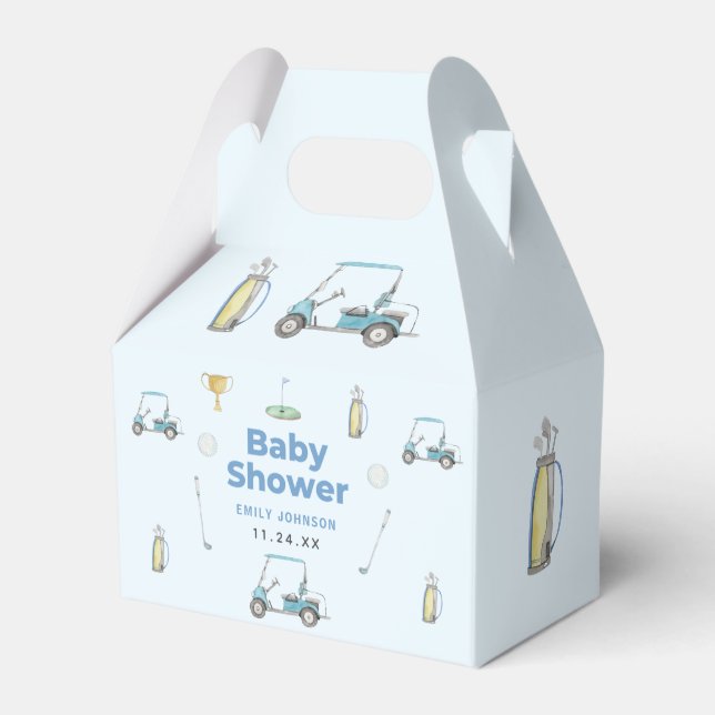 Ballotins Golf Boy Baby shower (Verso)