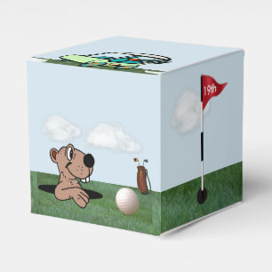 Ballotins Gopher & Golf Ballotin avec Ball, Drapeau & Panier