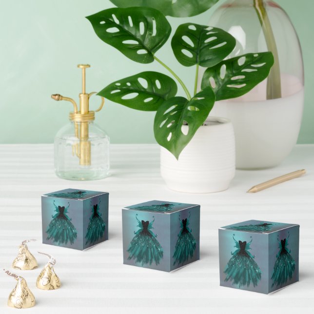 Ballotins Gothique Fairy Turquoise Gown | Fleur verte profon (Multiple)