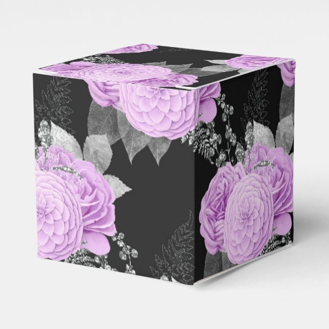 Ballotins Gothique noir, violet et argenté (Verso)