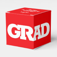 GRAD Red and White Graduation Party