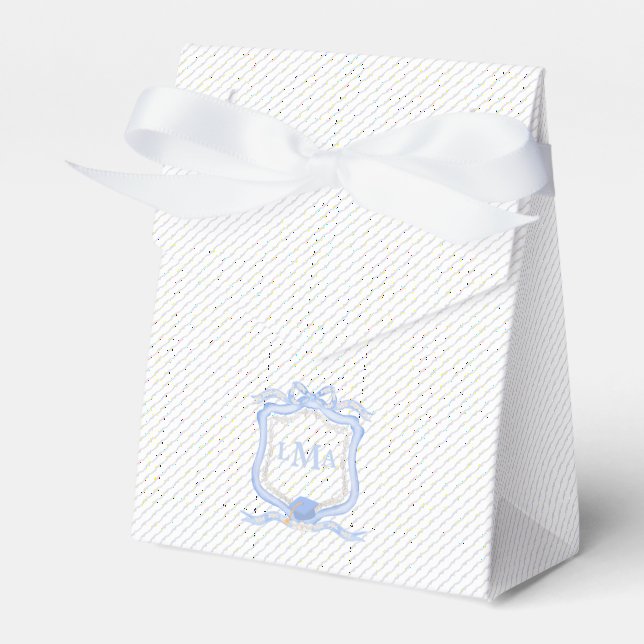 Ballotins Graduation du monogramme de Preppy Wedgewood (Verso)
