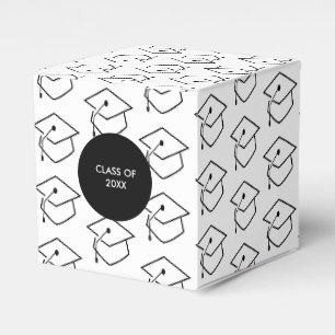Ballotins Graduation moderne 2020 Motif noir et blanc