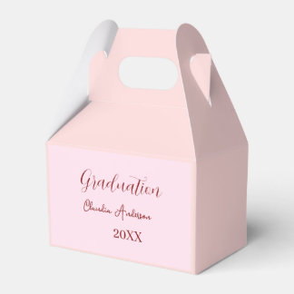 Ballotins Graduation name class of 20XX mauve calligraphy co