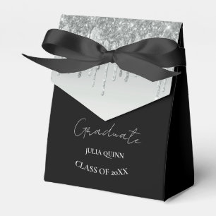 Ballotins Graduation party 2024 diplômé noir Argent