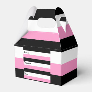 Ballotins Grandes de noir, rose et blanc