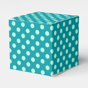 Ballotins Grands points rétro - turquoise et aqua